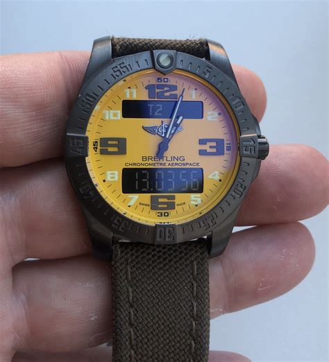 breitling aerospace digital display flashing|Breitling watch review forum.